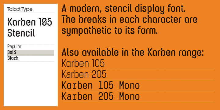 Karben 105 Stencil